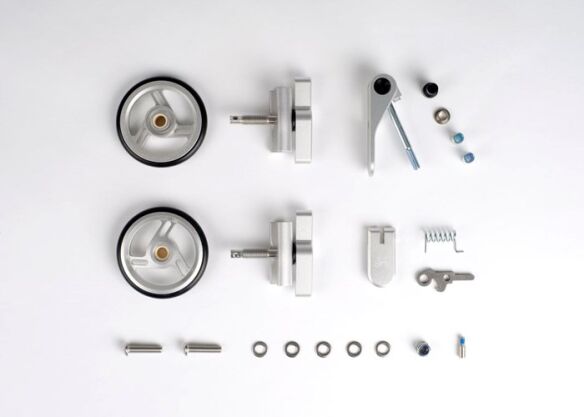 Brompton Verschluss Upgrade-Set für A/C/P Line (silber)