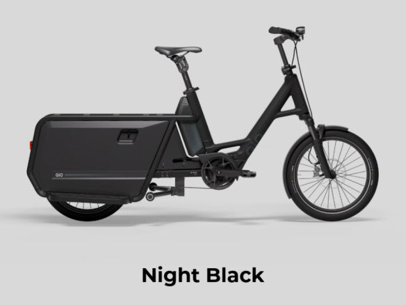 QiO Long CLAx mit Federgabel Night Black - Matt Finish
