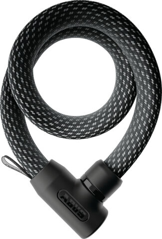 Abus Yarnit 4004K Seilschloß mit Kette 140 cm Schwarz