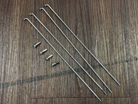 XXS Cube Speichen Set 4 Stk mit Nippel für Cube Fahrräder