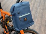 Brompton Borough WP Roll Top Small Navy/Grey
