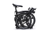 Brompton C Line 12-Gang Matt Black Hoher Lenker